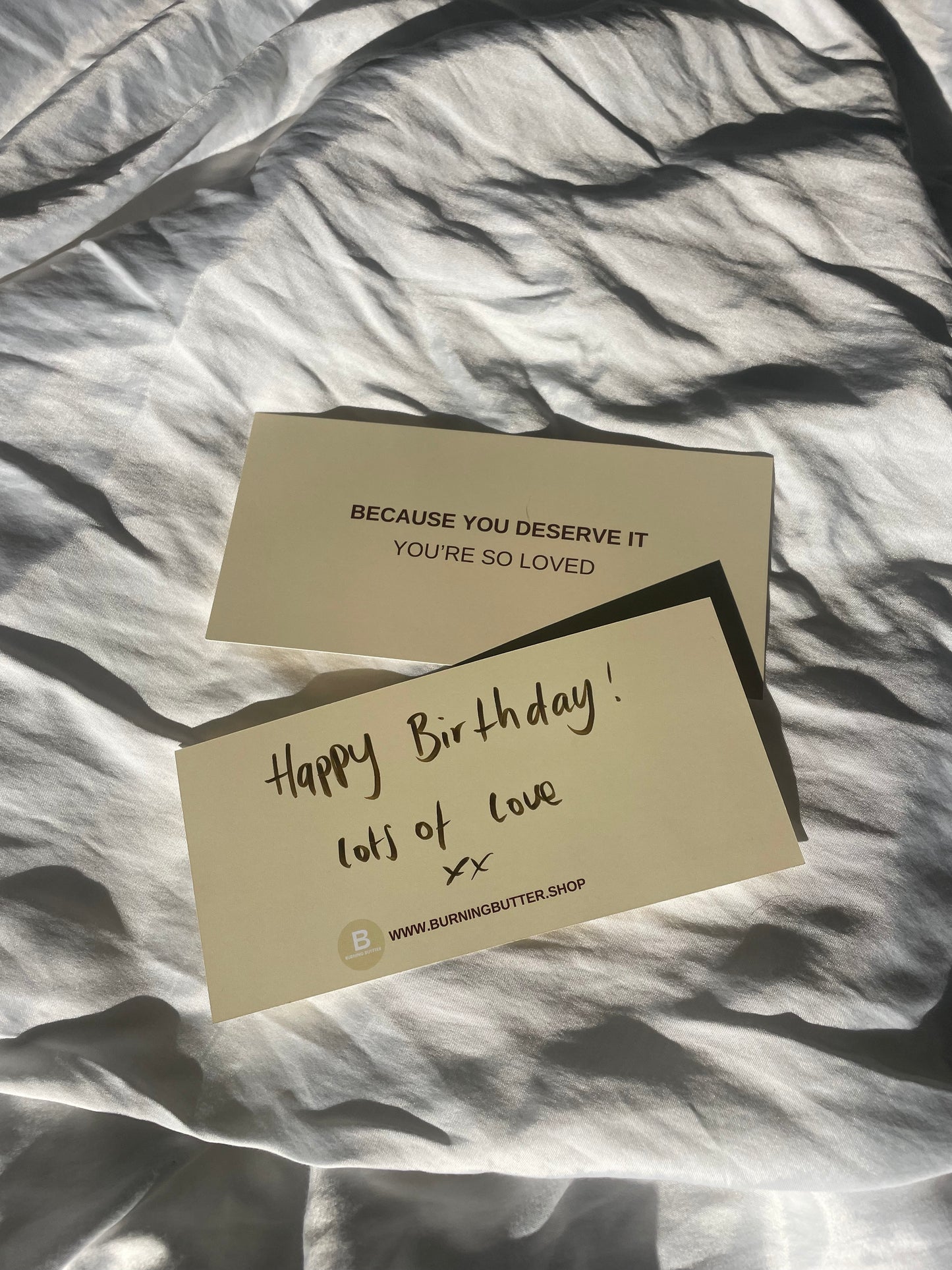 Hand Written Gift Card