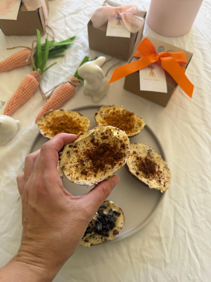 Cheesecake Filled Choc Eggs